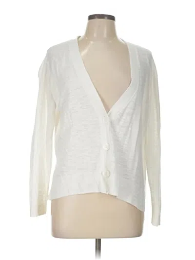 Pre-owned Jjill Kimono In Ivory