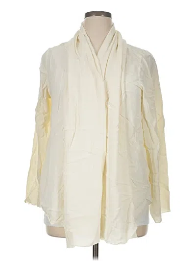 Pre-owned Jjill Kimono In Ivory