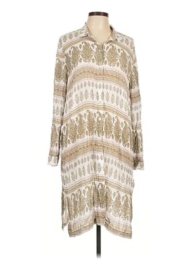 Pre-owned Jjill Kimono In Ivory