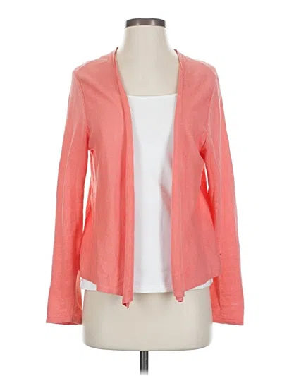 Pre-owned Jjill Kimono In Orange