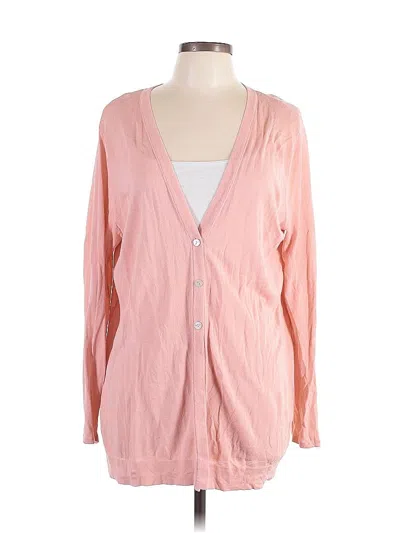 Pre-owned Jjill Kimono In Pink