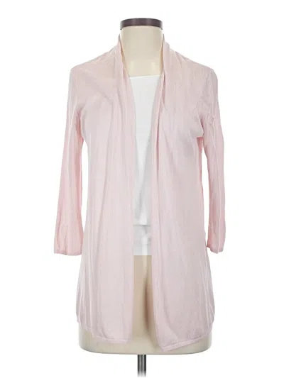 Pre-owned Jjill Kimono In Pink