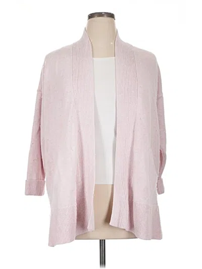 Pre-owned Jjill Kimono In Pink