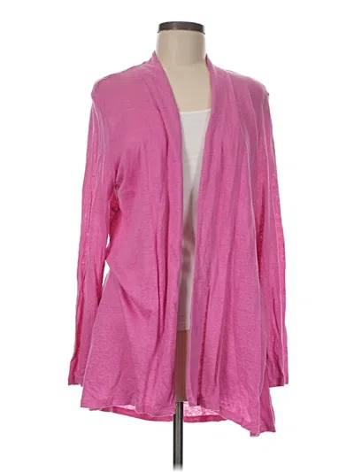 Pre-owned Jjill Kimono In Pink