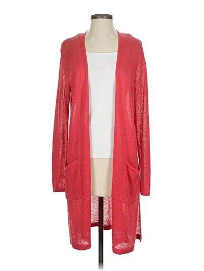 Pre-owned Jjill Kimono In Red