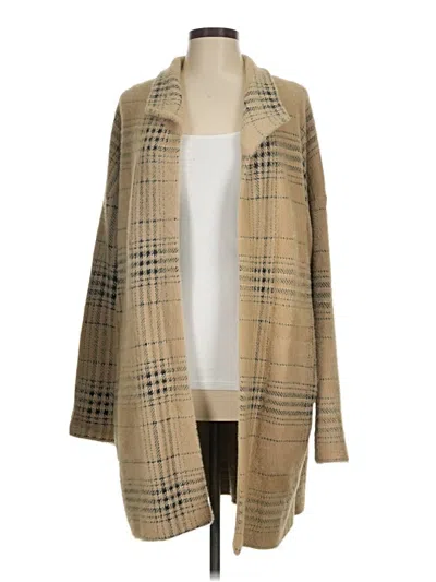 Pre-owned Jjill Kimono In Tan