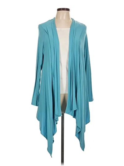 Pre-owned Jjill Kimono In Teal