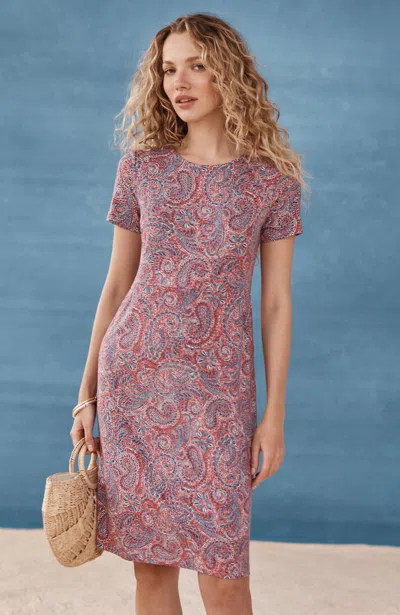 Jjill Knit Seamed Dress In Neutral