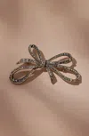 Jjill J.jill Knotted Bow Pin In Goldtone Multi