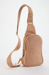 Jjill J.jill Leather Everyday Sling Bag In Peach Dust