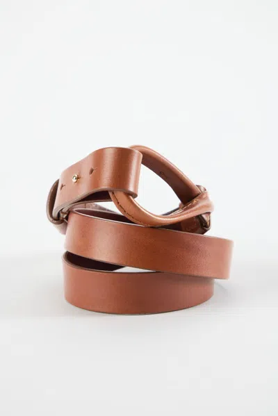 Jjill Leather Loop Belt In Brown