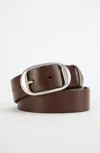 Jjill J.jill Leather Oval-ring Belt In Brown