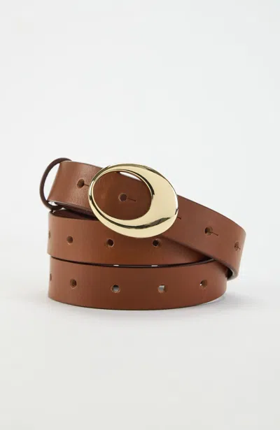 Jjill J.jill Leather Skinny Belt In Brown