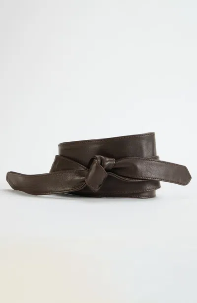 Jjill J.jill Leather Wrap Belt In Brown