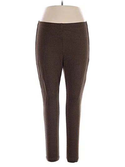 Pre-owned Jjill Leggings In Brown