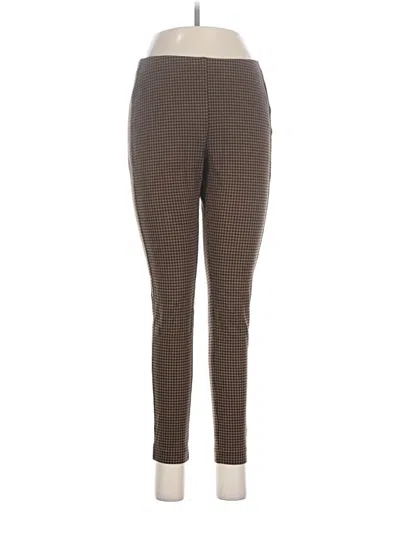 Pre-owned Jjill Leggings In Brown