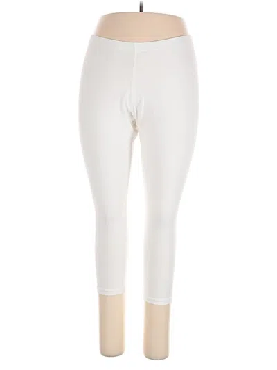Pre-owned Jjill Leggings In Ivory