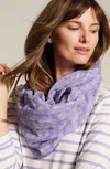 Jjill J.jill Light-as-air Infinity Scarf In Lavender Multi