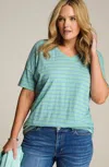 Jjill J.jill Linen-blend Relaxed Tee
