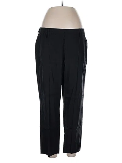 Pre-owned Jjill Linen Pants In Black