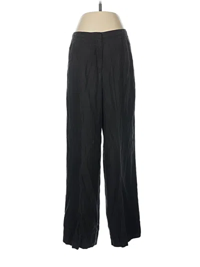 Pre-owned Jjill Linen Pants In Black