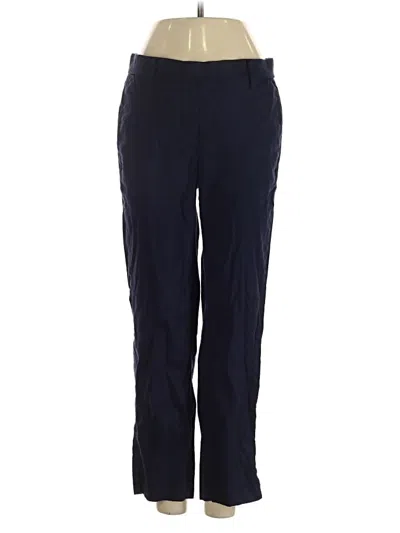 Pre-owned Jjill Linen Pants In Blue