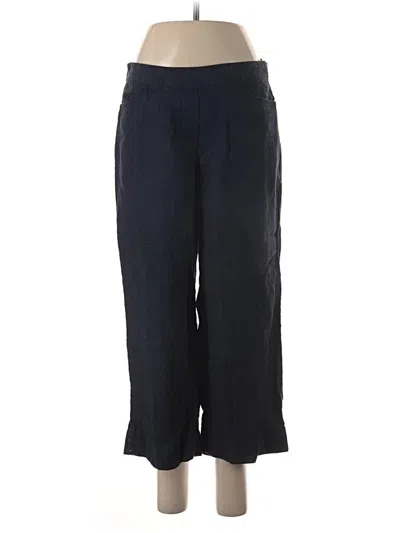 Pre-owned Jjill Linen Pants In Blue
