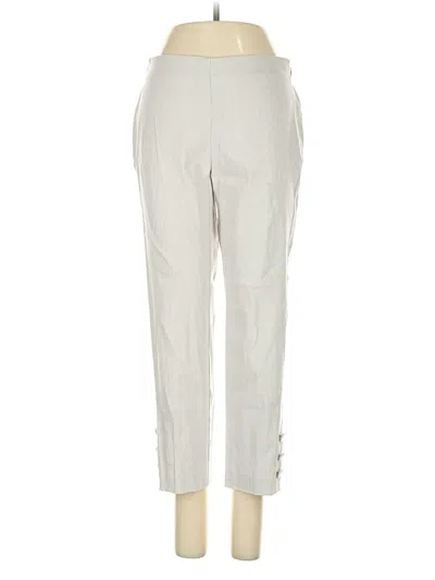 Pre-owned Jjill Linen Pants In Gray