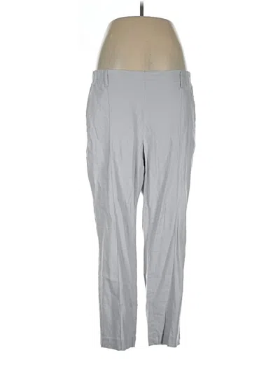 Pre-owned Jjill Linen Pants In Gray