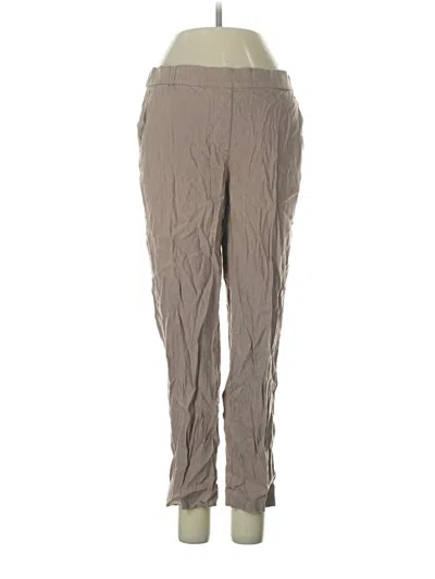 Pre-owned Jjill Linen Pants In Gray