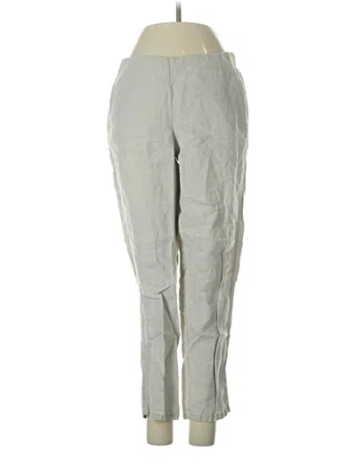 Pre-owned Jjill Linen Pants In Gray