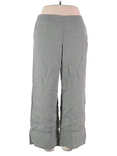 Jjill Linen Pants In Gray