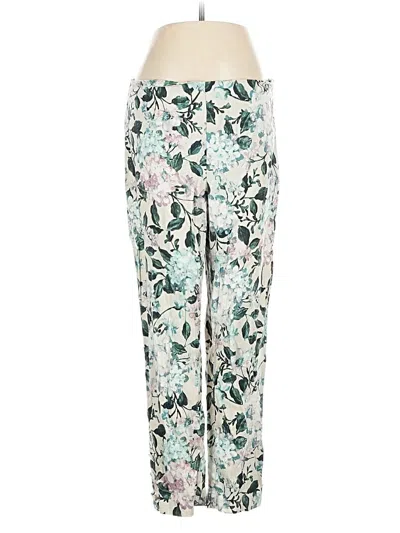 Pre-owned Jjill Linen Pants In Green