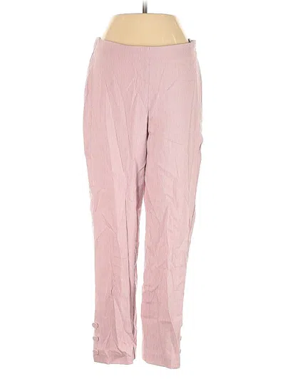 Pre-owned Jjill Linen Pants In Pink