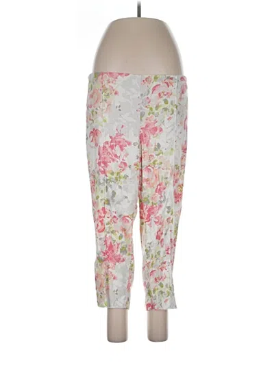 Pre-owned Jjill Linen Pants In Pink