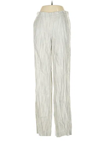 Pre-owned Jjill Linen Pants In Silver