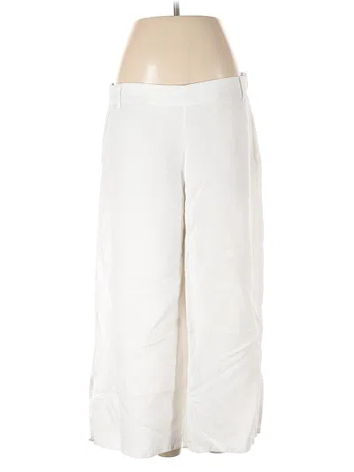 Pre-owned Jjill Linen Pants In White