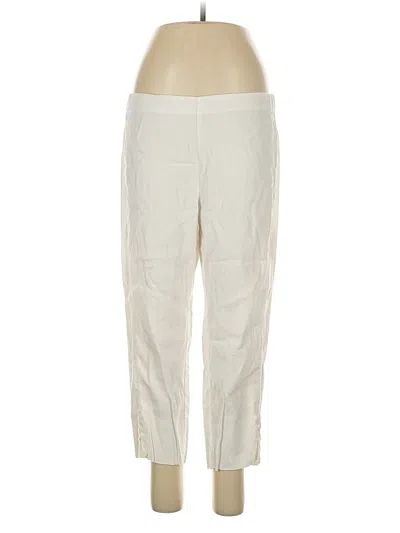 Pre-owned Jjill Linen Pants In White