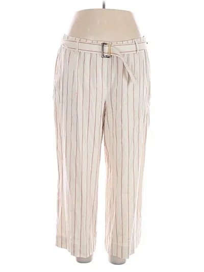 Pre-owned Jjill Linen Pants In White