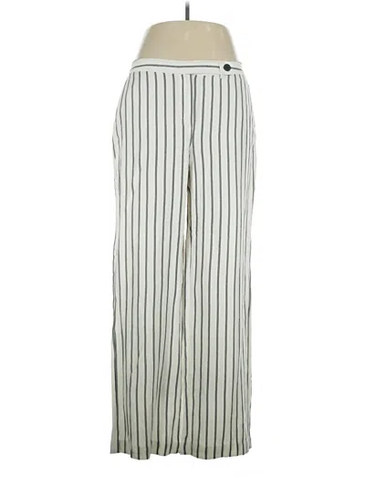 Pre-owned Jjill Linen Pants In White