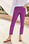 Jjill J.jill Linen-stretch Angled-pocket Slim-leg Pants