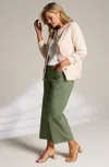 Jjill J.jill Linen-stretch Patch-pocket Crops In Willow