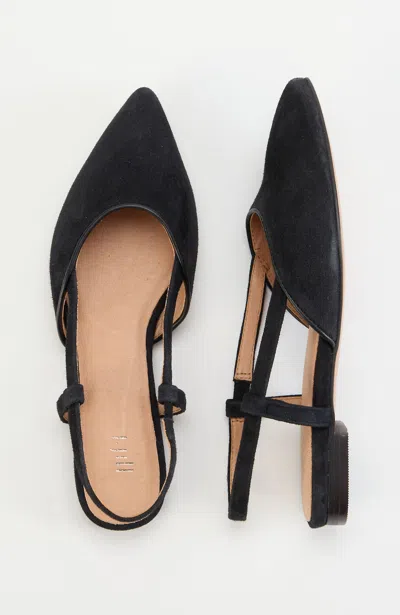 Jjill J.jill Lola Slingback Flats In Black