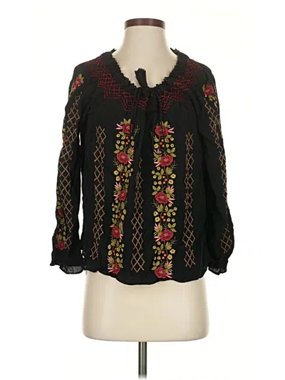 Jjill Long Sleeve Blouse In Animal Print