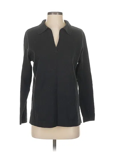 Pre-owned Jjill Long Sleeve Blouse In Gray