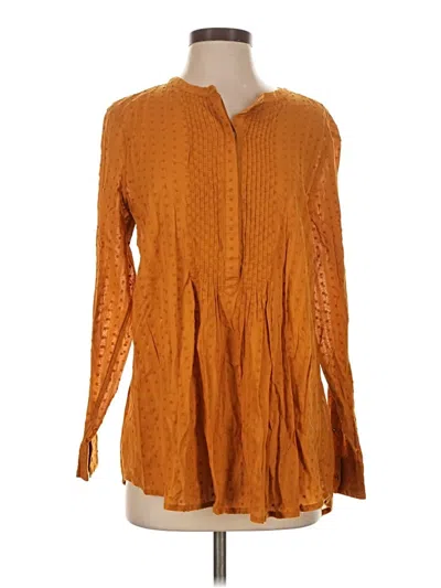 Jjill Long Sleeve Blouse In Orange