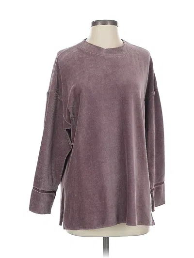 Pre-owned Jjill Long Sleeve T-shirt In Purple