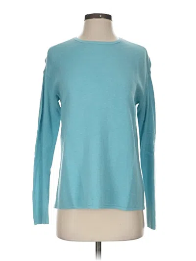 Pre-owned Jjill Long Sleeve T-shirt In Blue