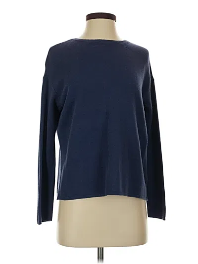Pre-owned Jjill Long Sleeve T-shirt In Blue