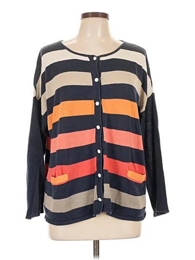 Pre-owned Jjill Long Sleeve T-shirt In Gray